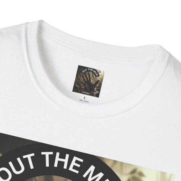 Motivational Unisex T-Shirt | Out The Mud Logo | Inspirational Gift, Daily Wear - Image 3
