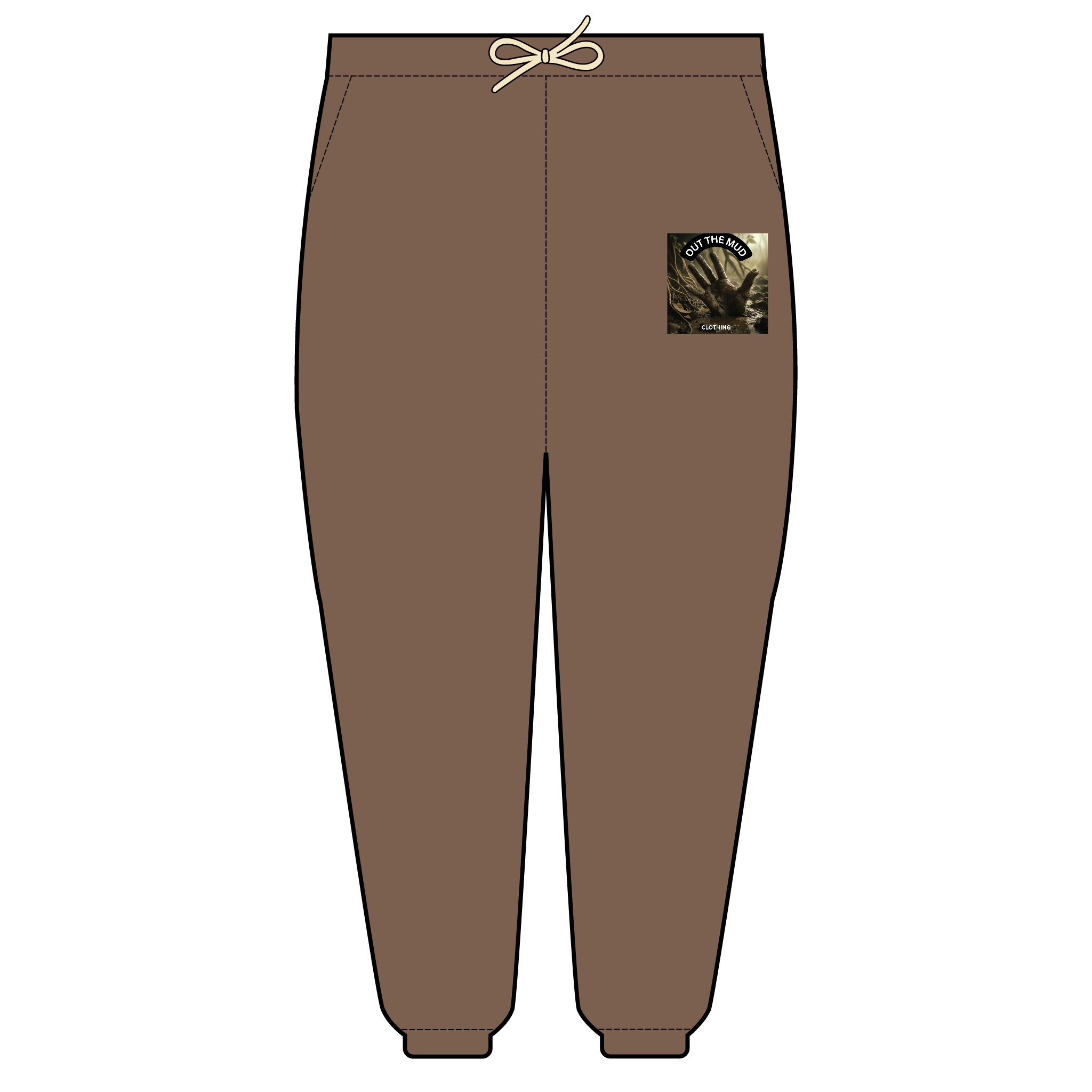 OTM Clothing-Cozy Unisex Fleece OTM logo Sweatpants, Casual Loungewear, Relaxing - Image 4