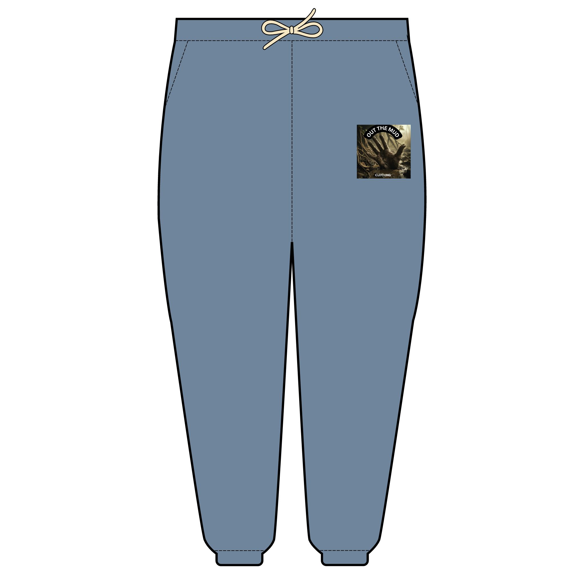 OTM Clothing-Cozy Unisex Fleece OTM logo Sweatpants, Casual Loungewear, Relaxing - Image 6