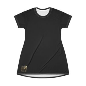 OTM Clothing- Casual Black T-Shirt Dress for Effortless Style