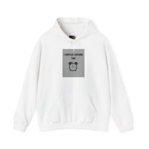 OTM Clothing- Hustle Vibes Hooded Sweatshirt - Cozy Motivation, Gift for Entrepreneurs, Casual Comfort, Perfect for Any Occasion