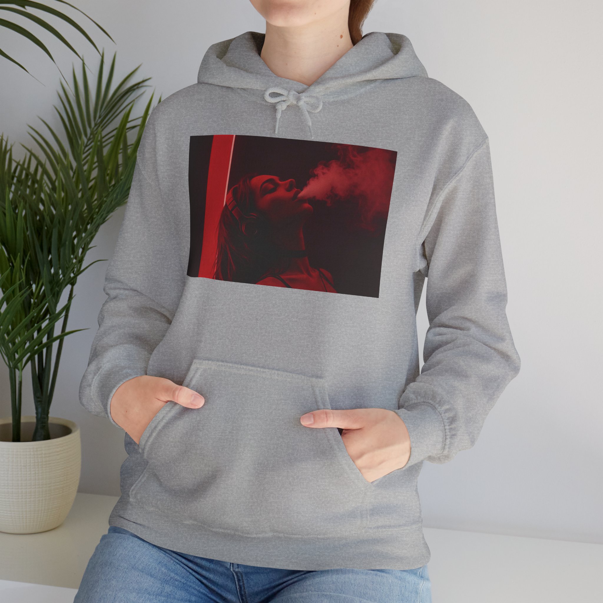 OTM Clothing- Out the Mud Clothing: Smoke Mood Edition, Unisex Heavy Blend™ Hooded Sweatshirt - Image 32