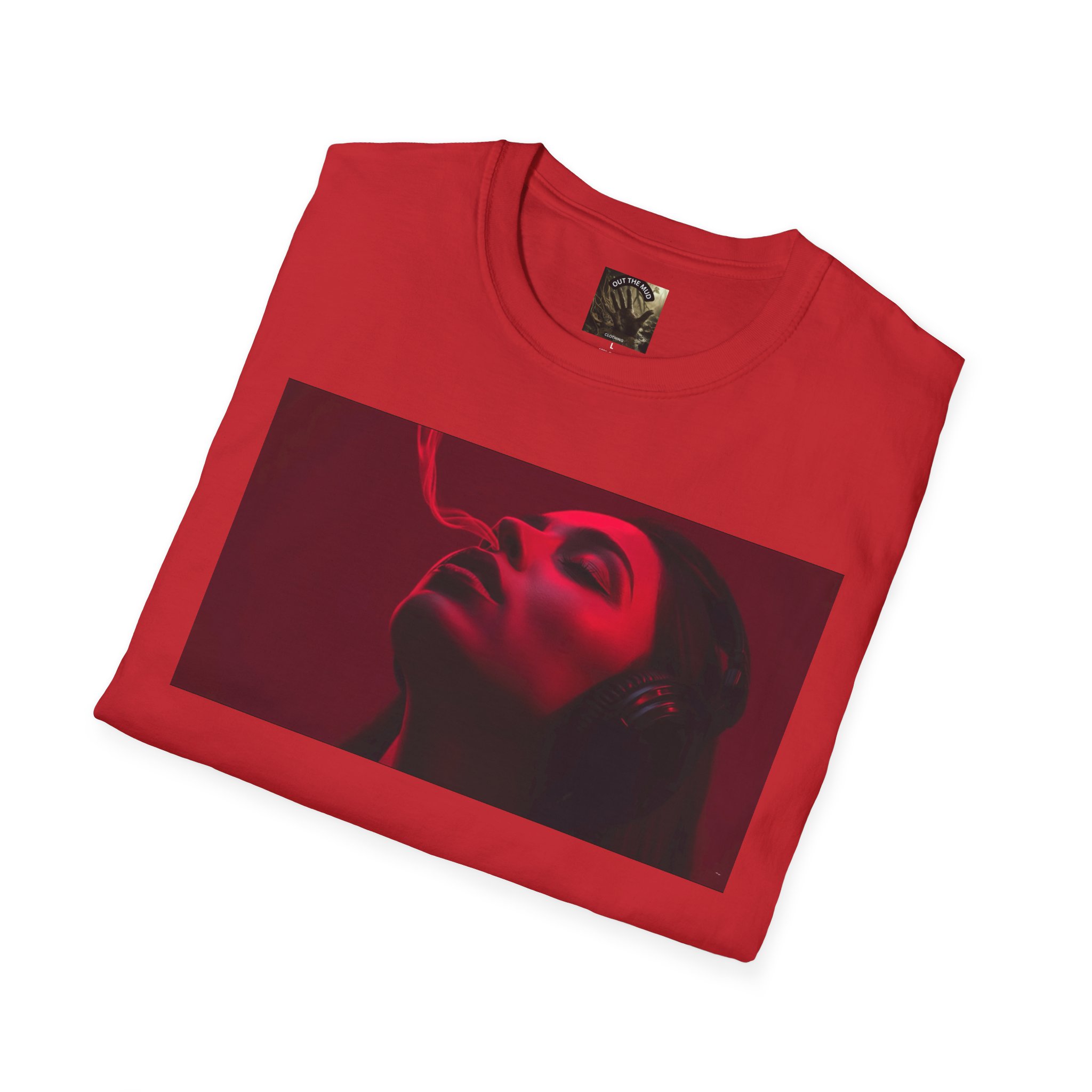 OTM Clothing- Out the Mud Clothing Store: Smoke Mood Edition, Unisex Softstyle T-Shirt - Image 4