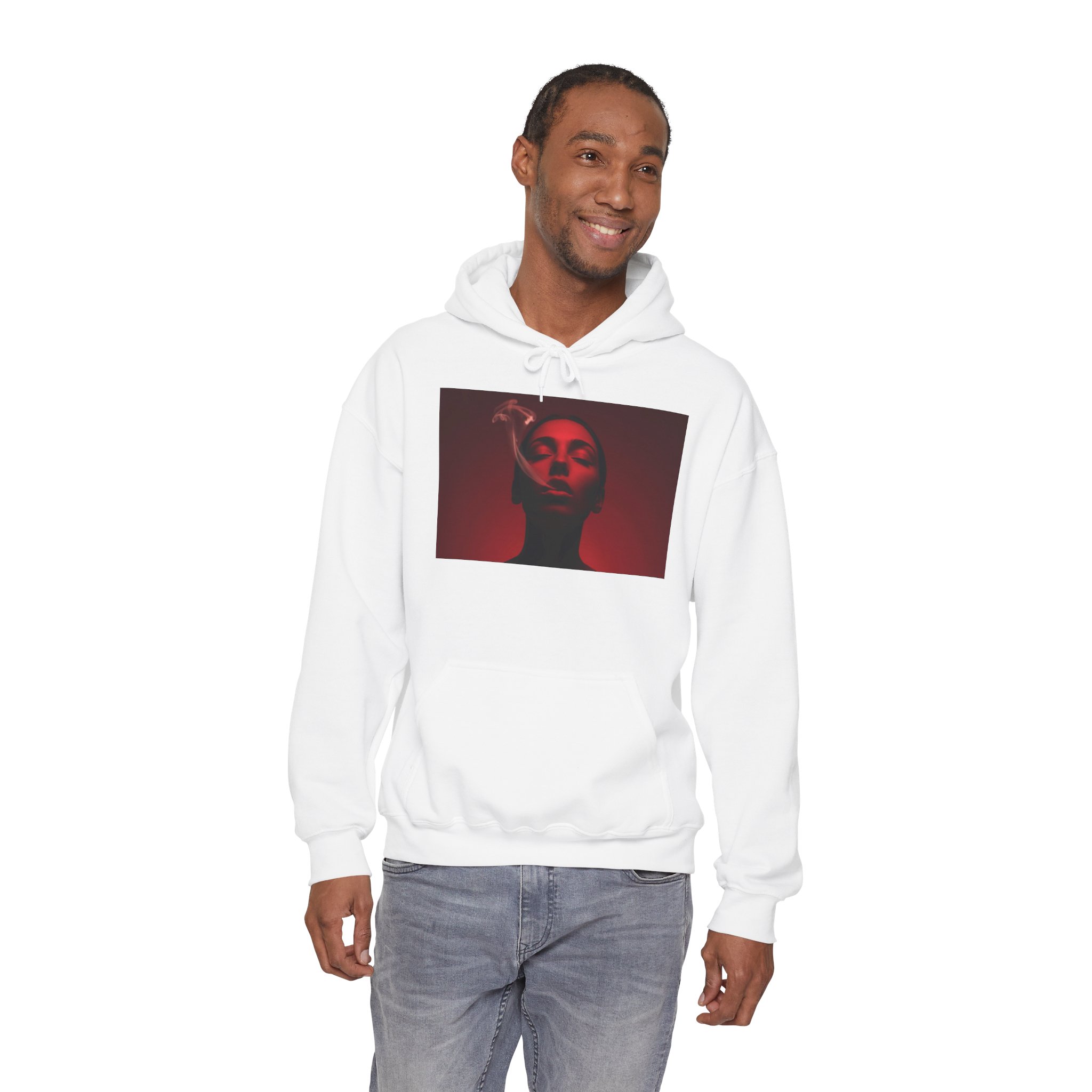 OTM Clothing- Out the Mud Clothing: Smoke Mood Edition, Unisex Heavy Blend™ Hooded Sweatshirt - Image 6