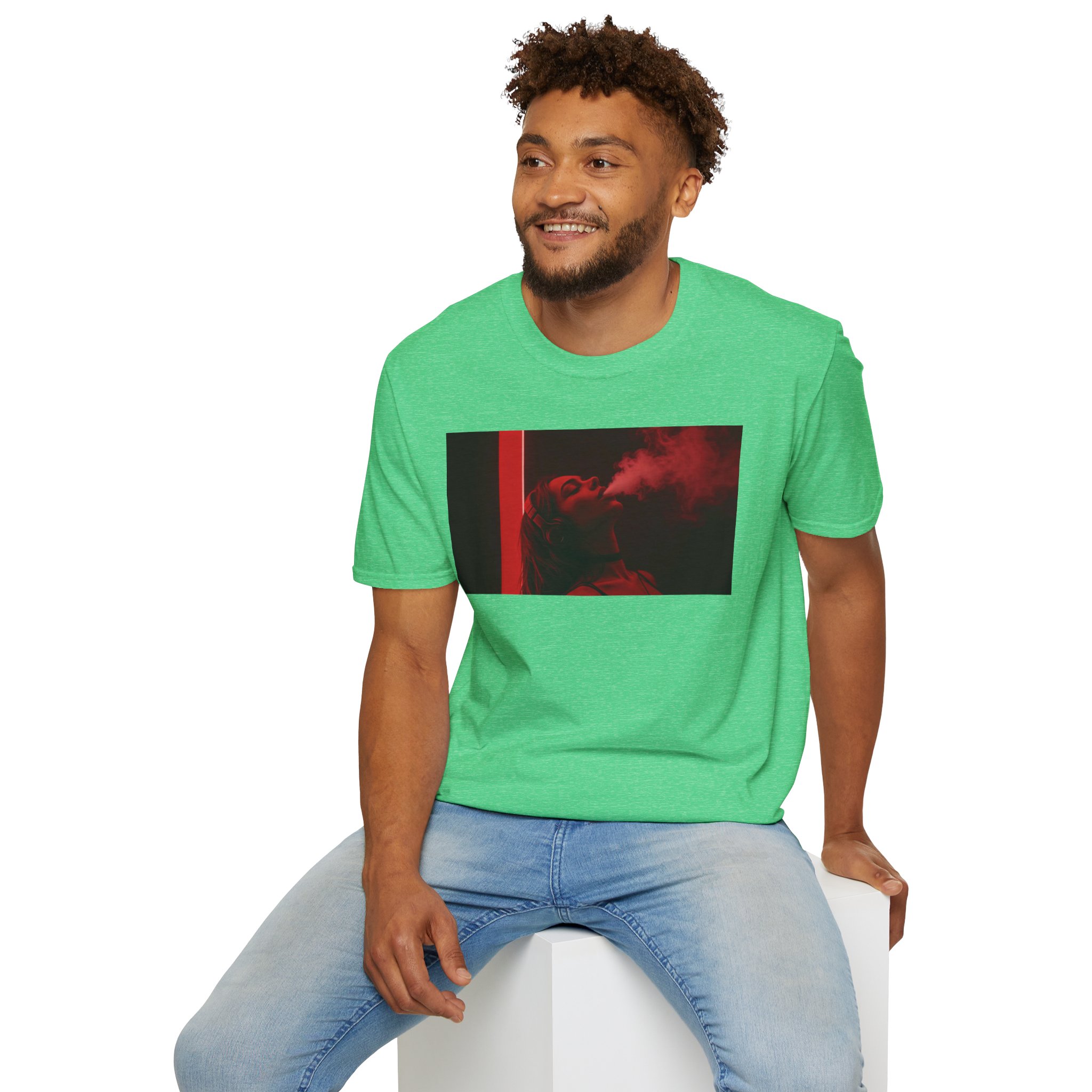 OTM Clothing- Out the Mud Clothing Store: Smoke Mood Edition, Unisex Softstyle T-Shirt - Image 44