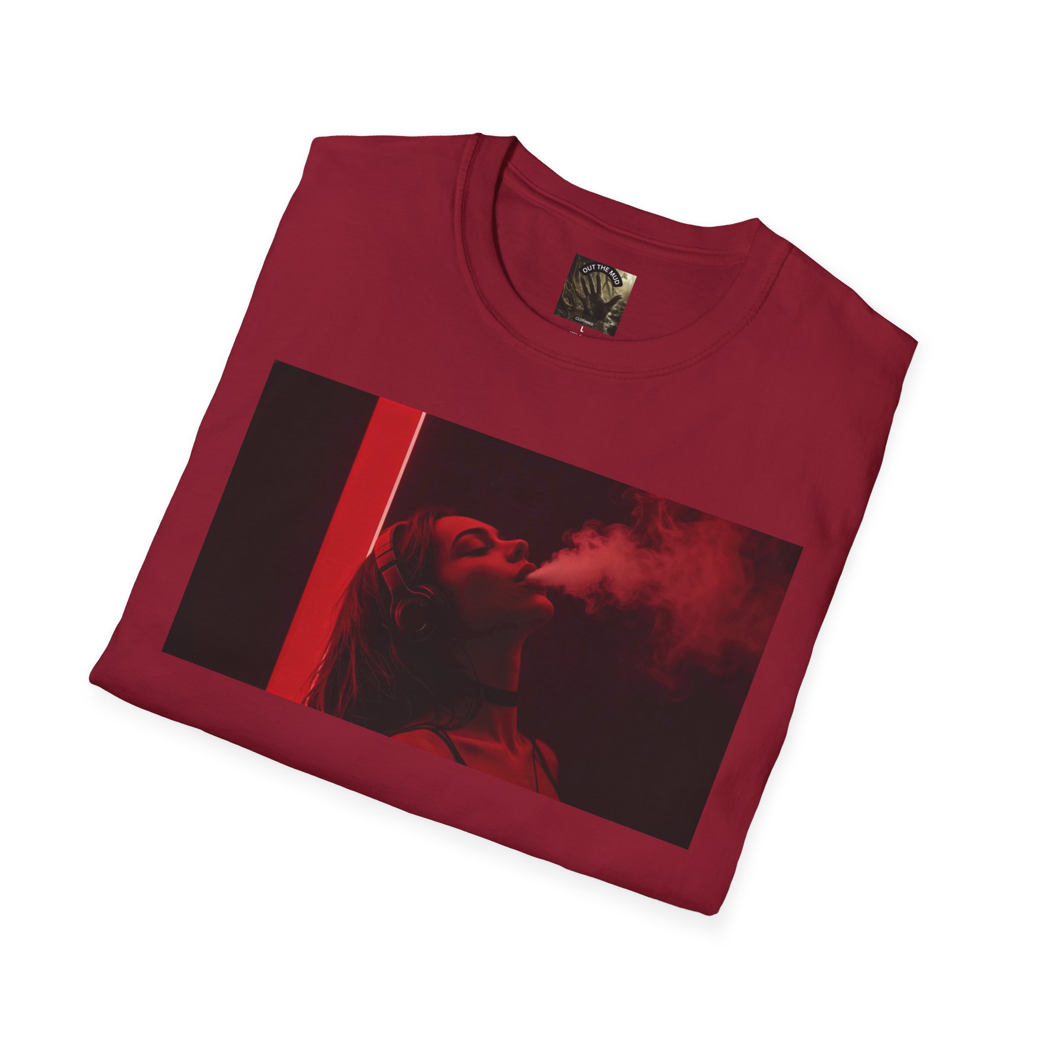 OTM Clothing- Out the Mud Clothing Store: Smoke Mood Edition, Unisex Softstyle T-Shirt - Image 64