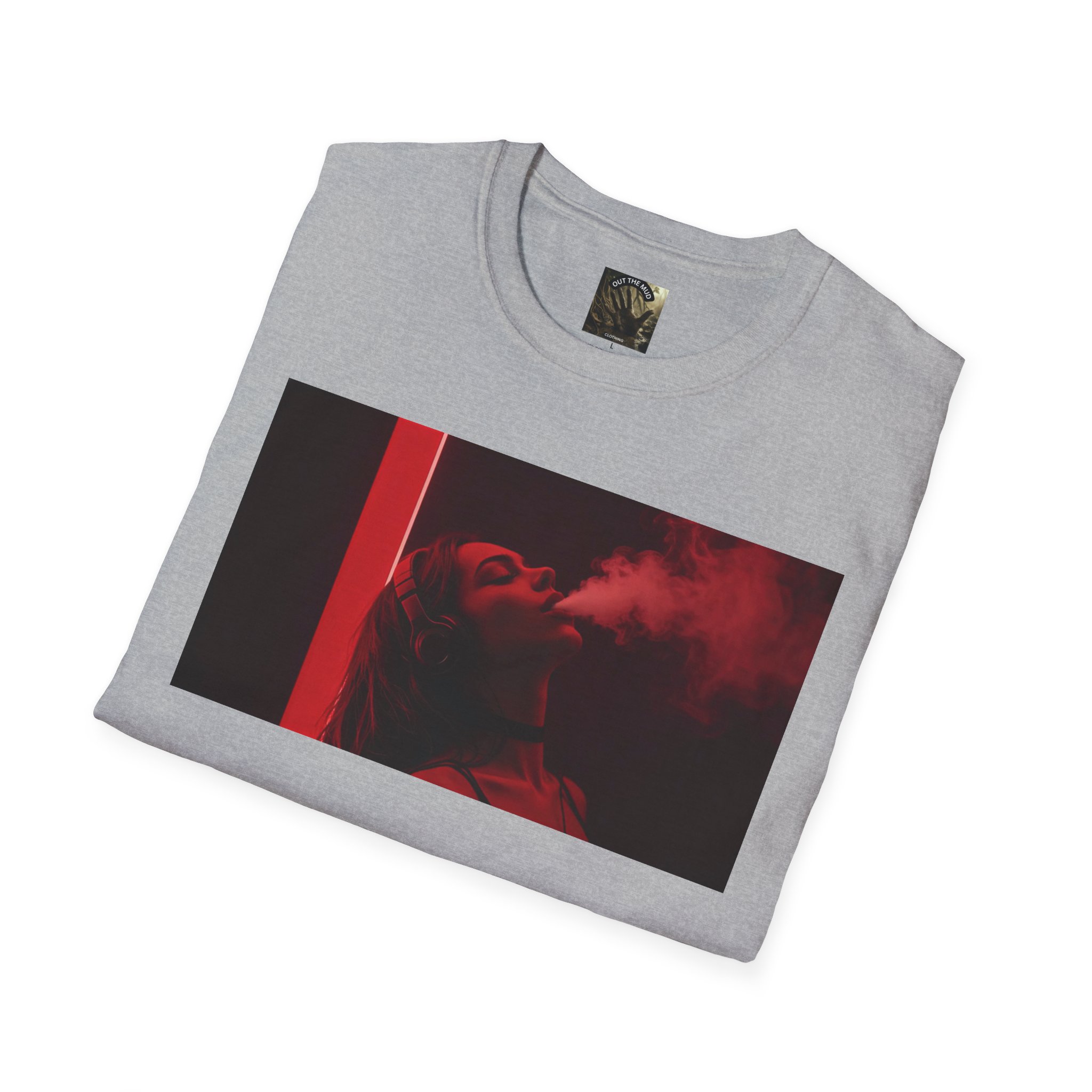 OTM Clothing- Out the Mud Clothing Store: Smoke Mood Edition, Unisex Softstyle T-Shirt - Image 22