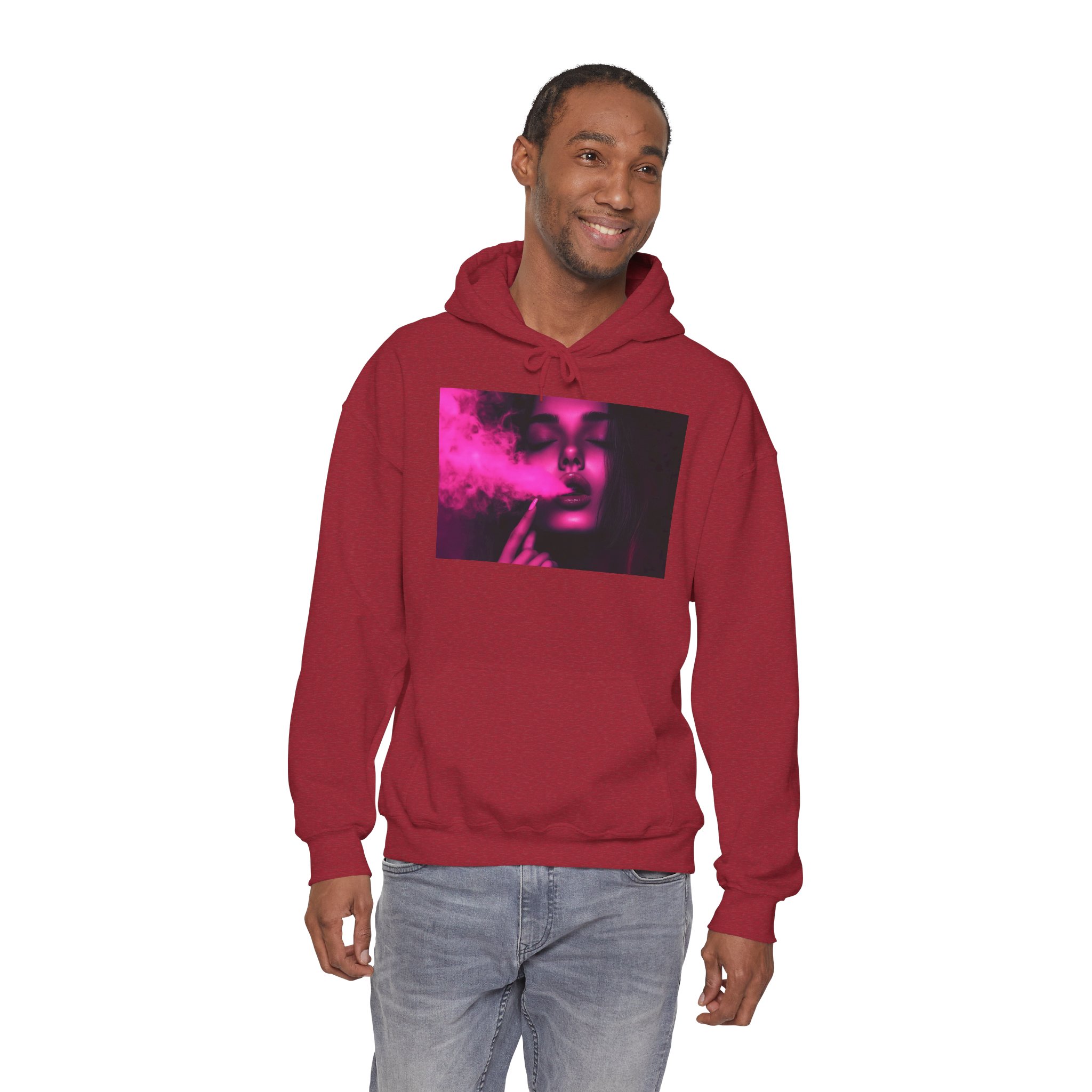 OTM Clothing- Out the Mud Clothing: Smoke Mood Edition, Unisex Heavy Blend™ Hooded Sweatshirt - Image 79