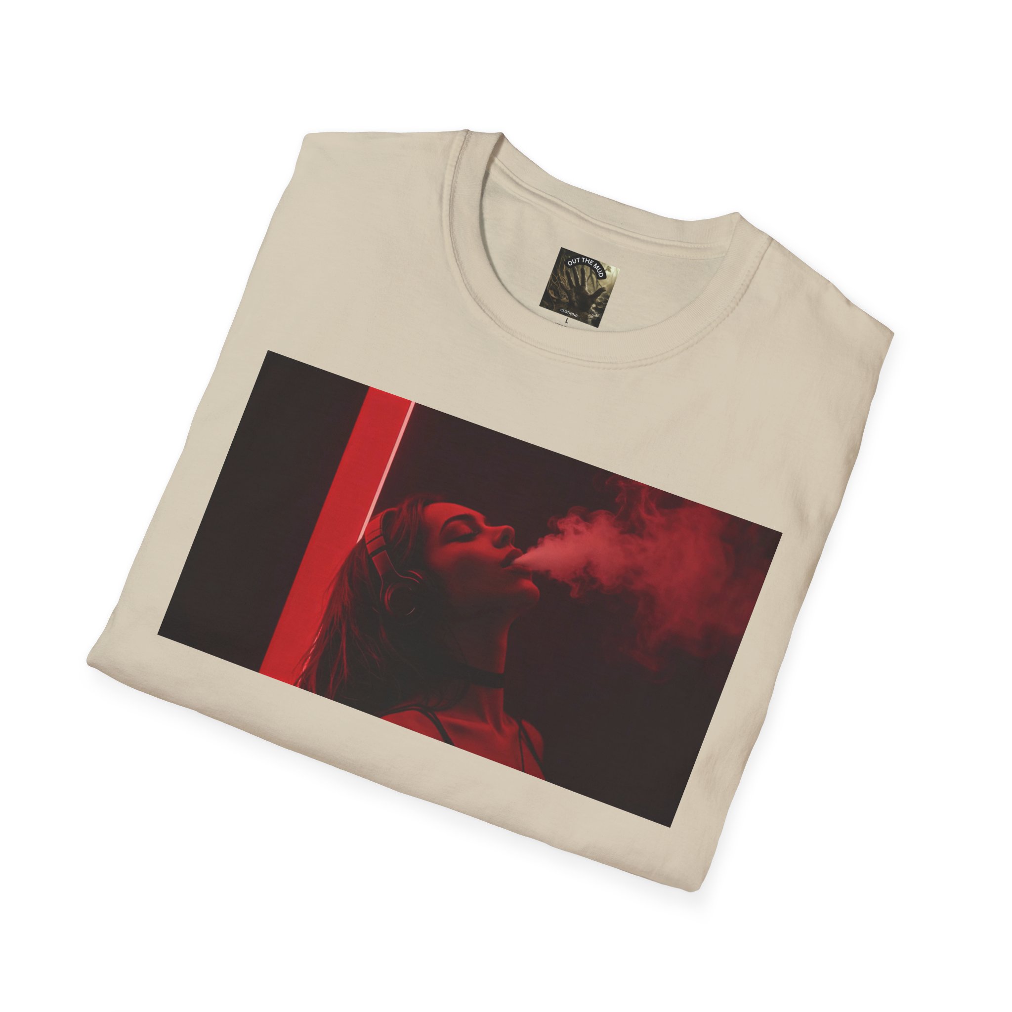 OTM Clothing- Out the Mud Clothing Store: Smoke Mood Edition, Unisex Softstyle T-Shirt - Image 34