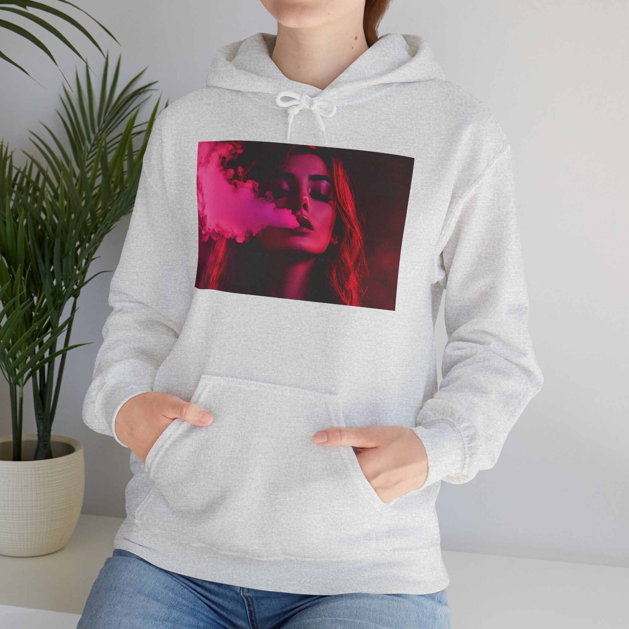 OTM Clothing- Out the Mud Clothing: Smoke Mood Edition, Unisex Heavy Blend™ Hooded Sweatshirt - Image 16