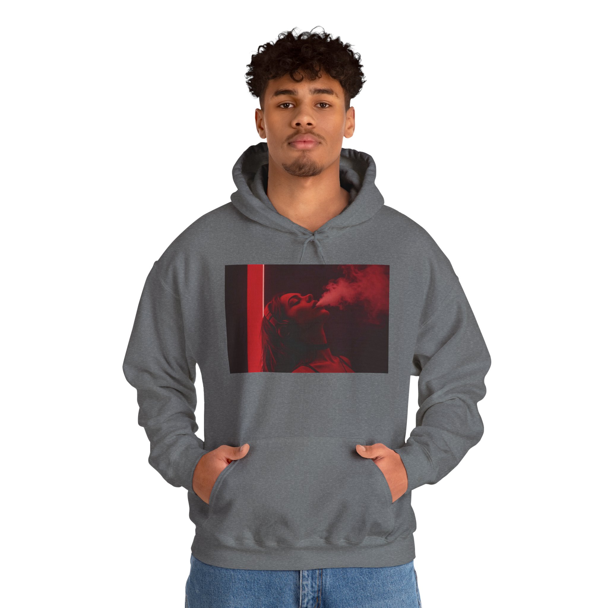OTM Clothing- Out the Mud Clothing: Smoke Mood Edition, Unisex Heavy Blend™ Hooded Sweatshirt - Image 37