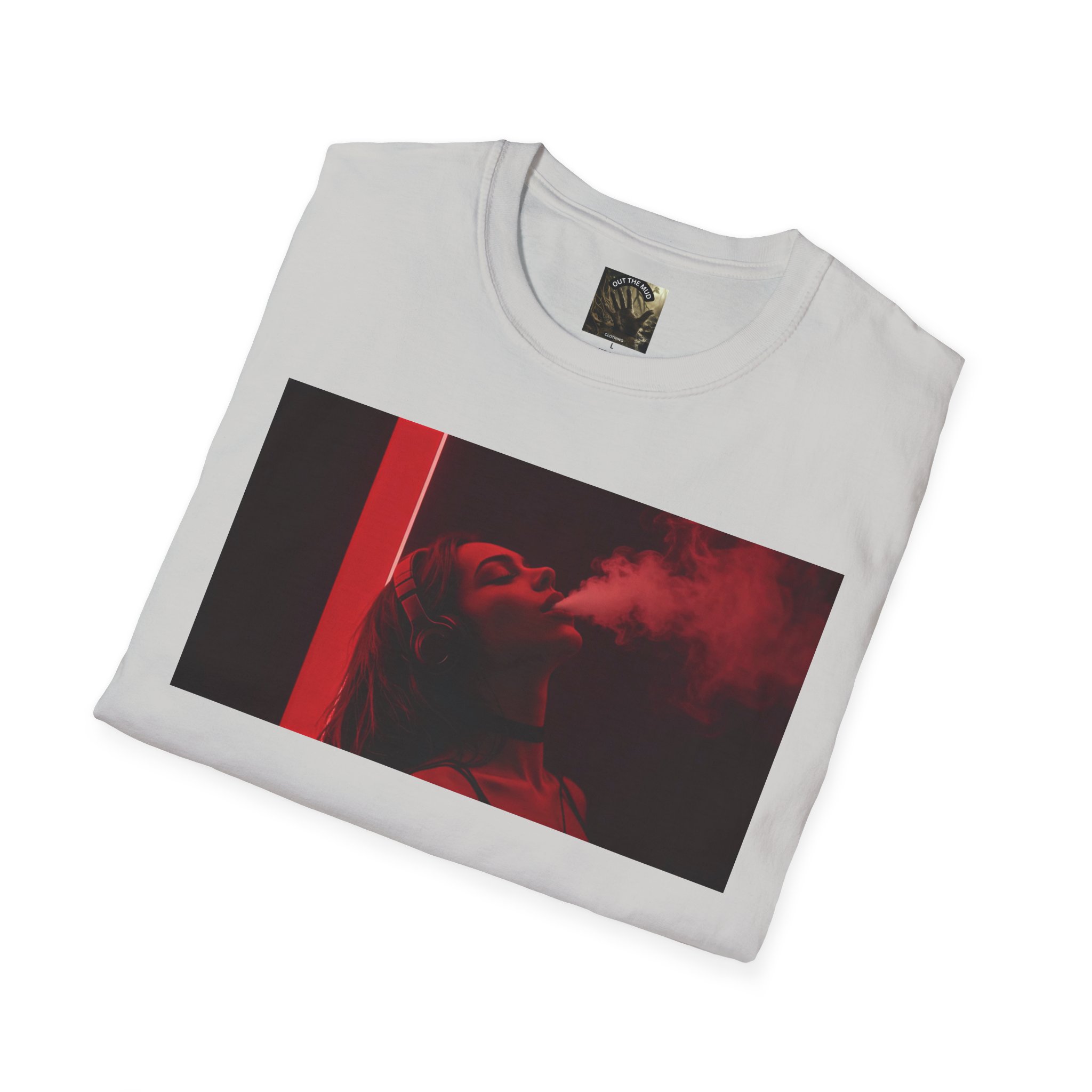 OTM Clothing- Out the Mud Clothing Store: Smoke Mood Edition, Unisex Softstyle T-Shirt - Image 52