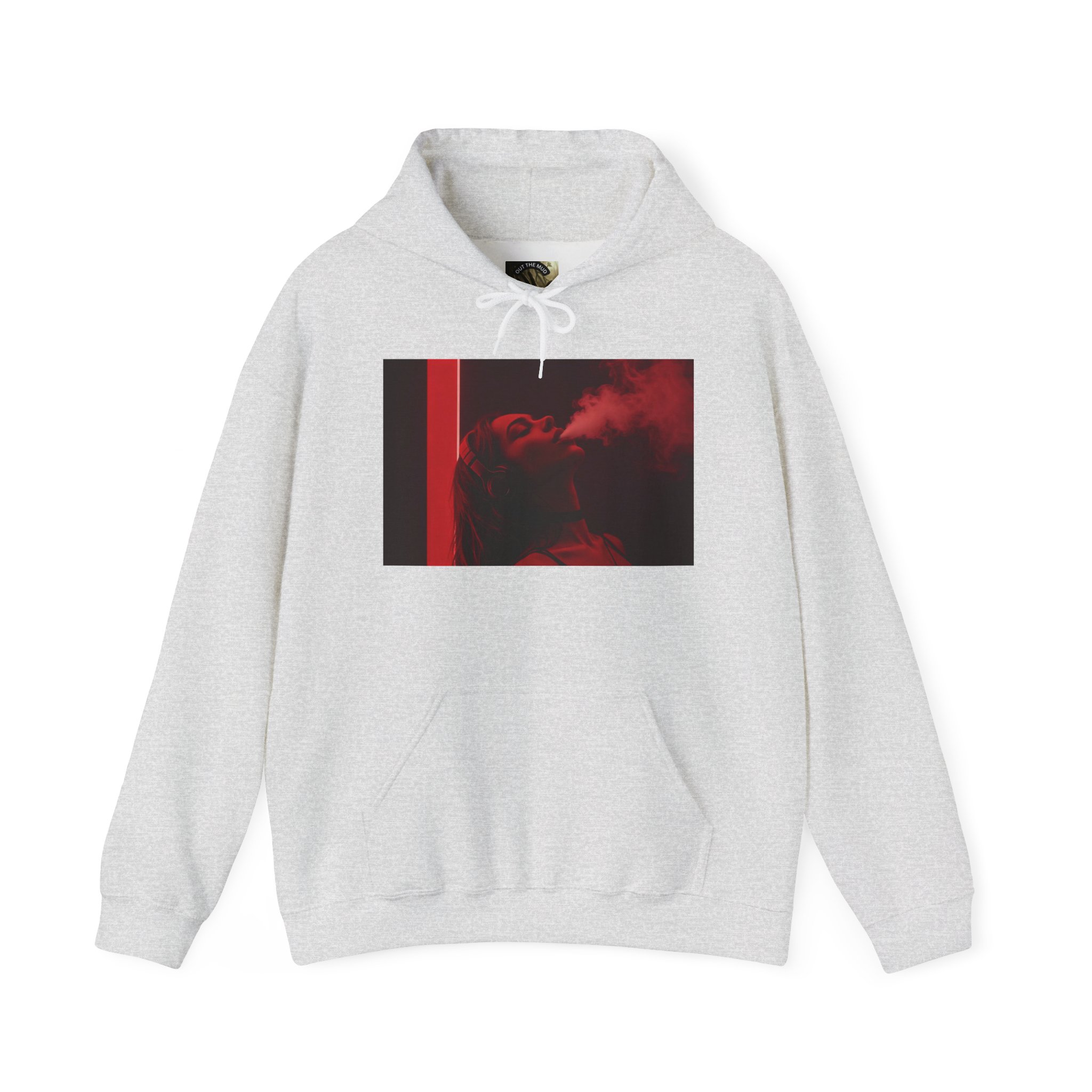 OTM Clothing- Out the Mud Clothing: Smoke Mood Edition, Unisex Heavy Blend™ Hooded Sweatshirt - Image 9