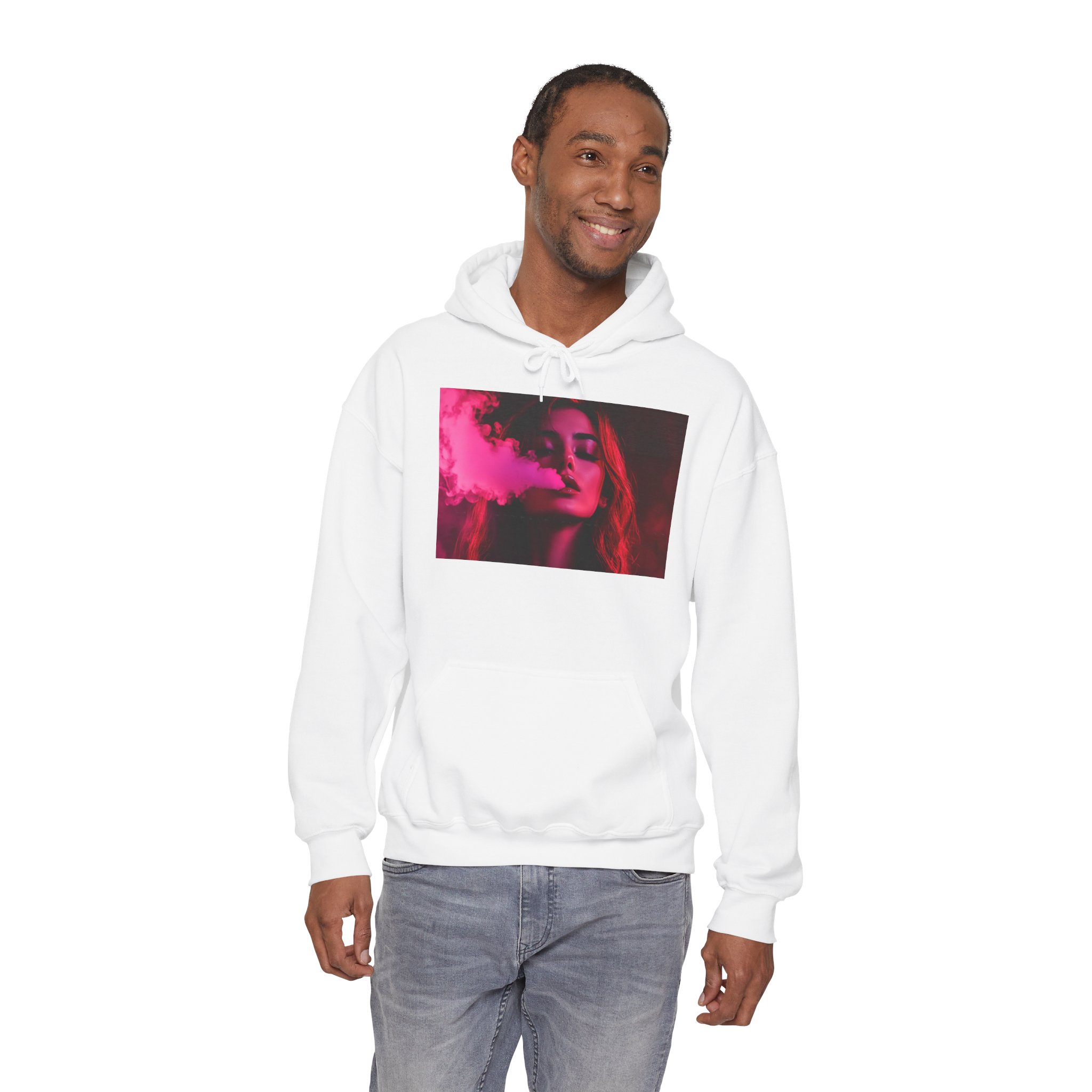 OTM Clothing- Out the Mud Clothing: Smoke Mood Edition, Unisex Heavy Blend™ Hooded Sweatshirt - Image 6