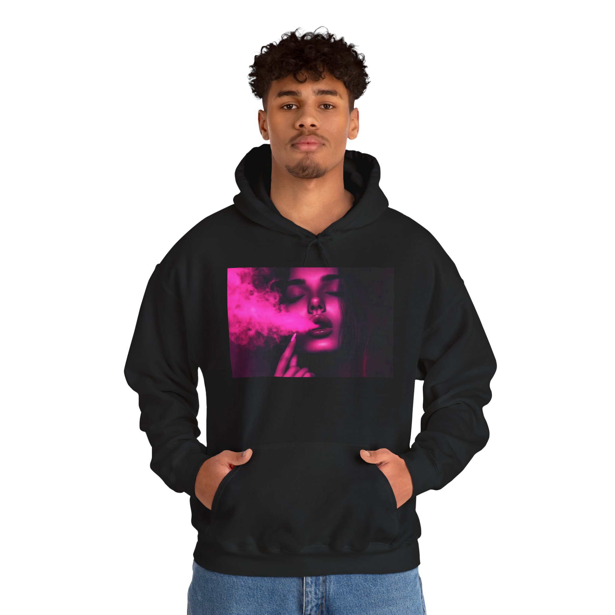 OTM Clothing- Out the Mud Clothing: Smoke Mood Edition, Unisex Heavy Blend™ Hooded Sweatshirt - Image 21