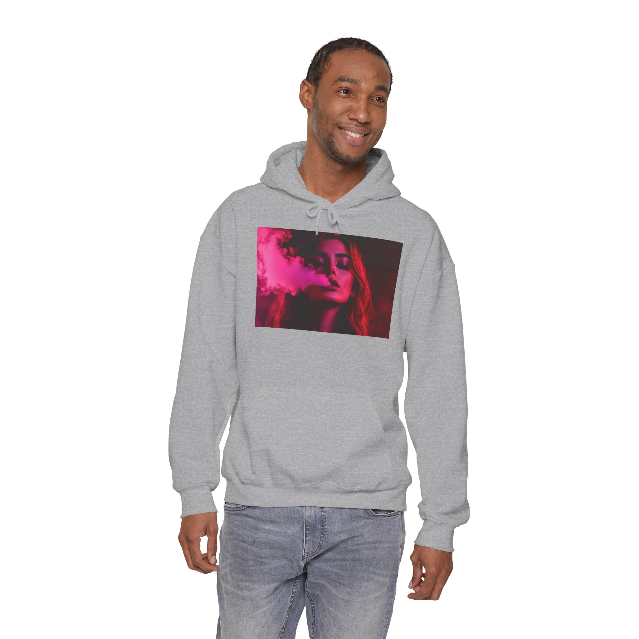 OTM Clothing- Out the Mud Clothing: Smoke Mood Edition, Unisex Heavy Blend™ Hooded Sweatshirt - Image 31