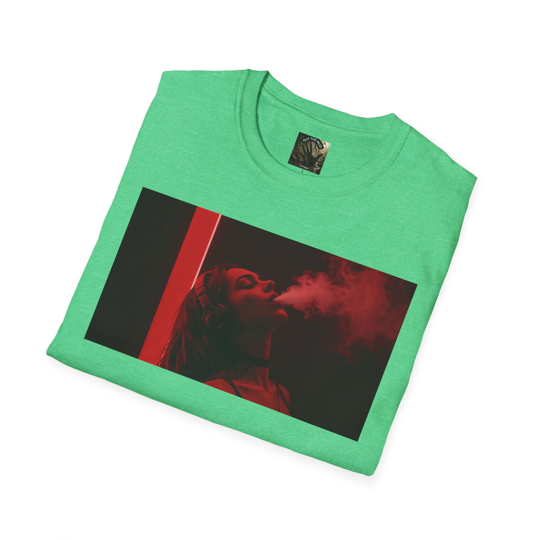 OTM Clothing- Out the Mud Clothing Store: Smoke Mood Edition, Unisex Softstyle T-Shirt - Image 46