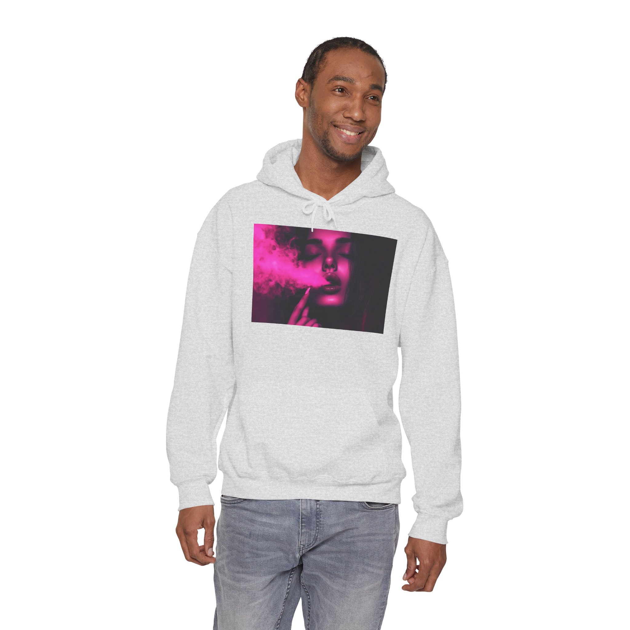 OTM Clothing- Out the Mud Clothing: Smoke Mood Edition, Unisex Heavy Blend™ Hooded Sweatshirt - Image 15