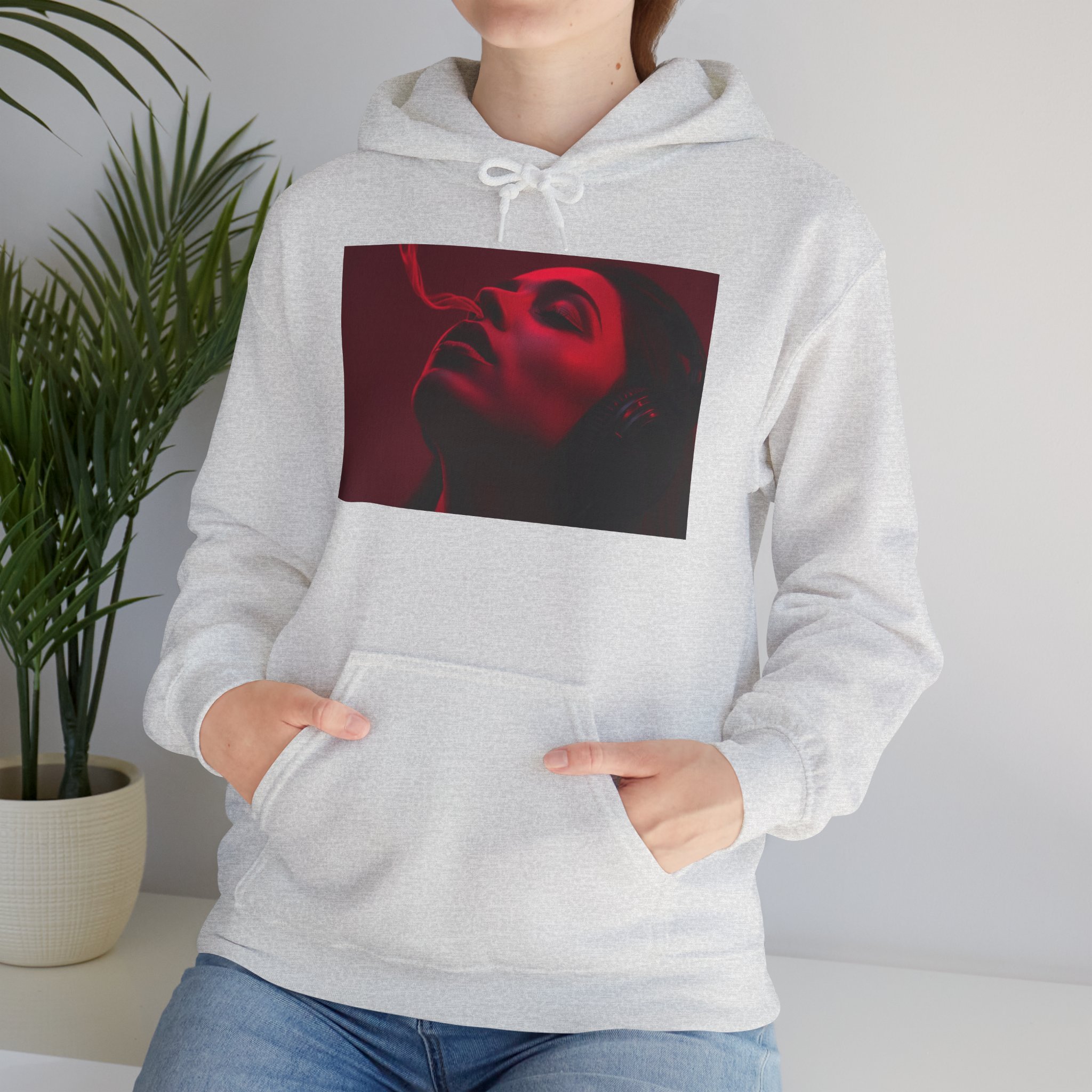 OTM Clothing- Out the Mud Clothing: Smoke Mood Edition, Unisex Heavy Blend™ Hooded Sweatshirt - Image 16