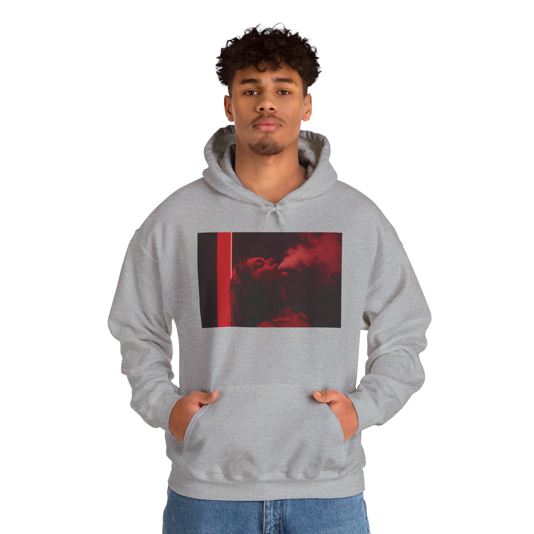 OTM Clothing- Out the Mud Clothing: Smoke Mood Edition, Unisex Heavy Blend™ Hooded Sweatshirt - Image 29