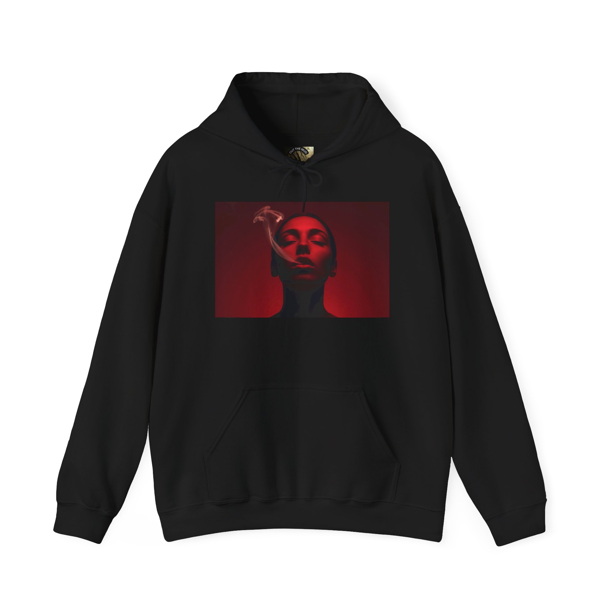 OTM Clothing- Out the Mud Clothing: Smoke Mood Edition, Unisex Heavy Blend™ Hooded Sweatshirt - Image 17