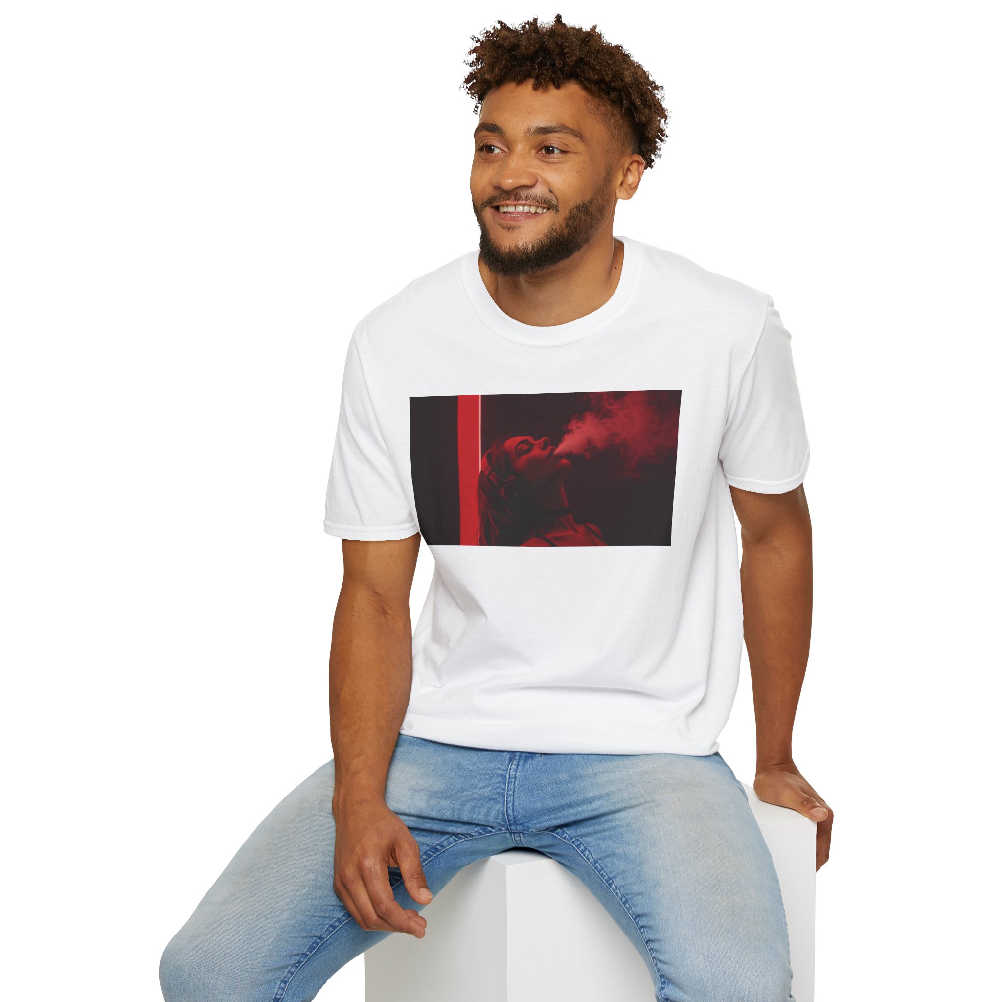 OTM Clothing- Out the Mud Clothing Store: Smoke Mood Edition, Unisex Softstyle T-Shirt - Image 14