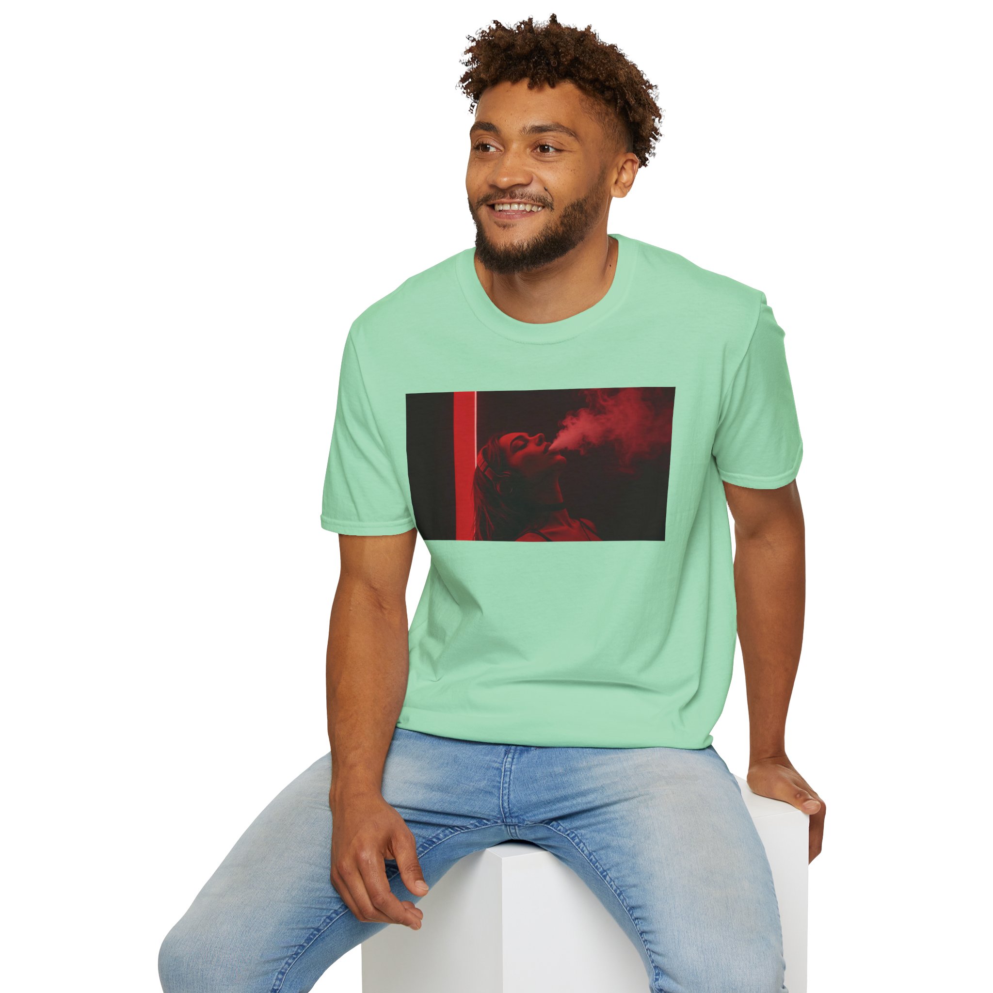 OTM Clothing- Out the Mud Clothing Store: Smoke Mood Edition, Unisex Softstyle T-Shirt - Image 68