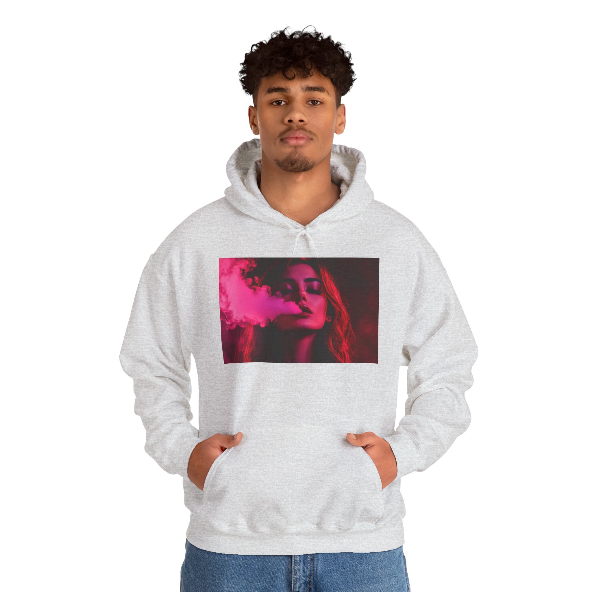 OTM Clothing- Out the Mud Clothing: Smoke Mood Edition, Unisex Heavy Blend™ Hooded Sweatshirt - Image 13