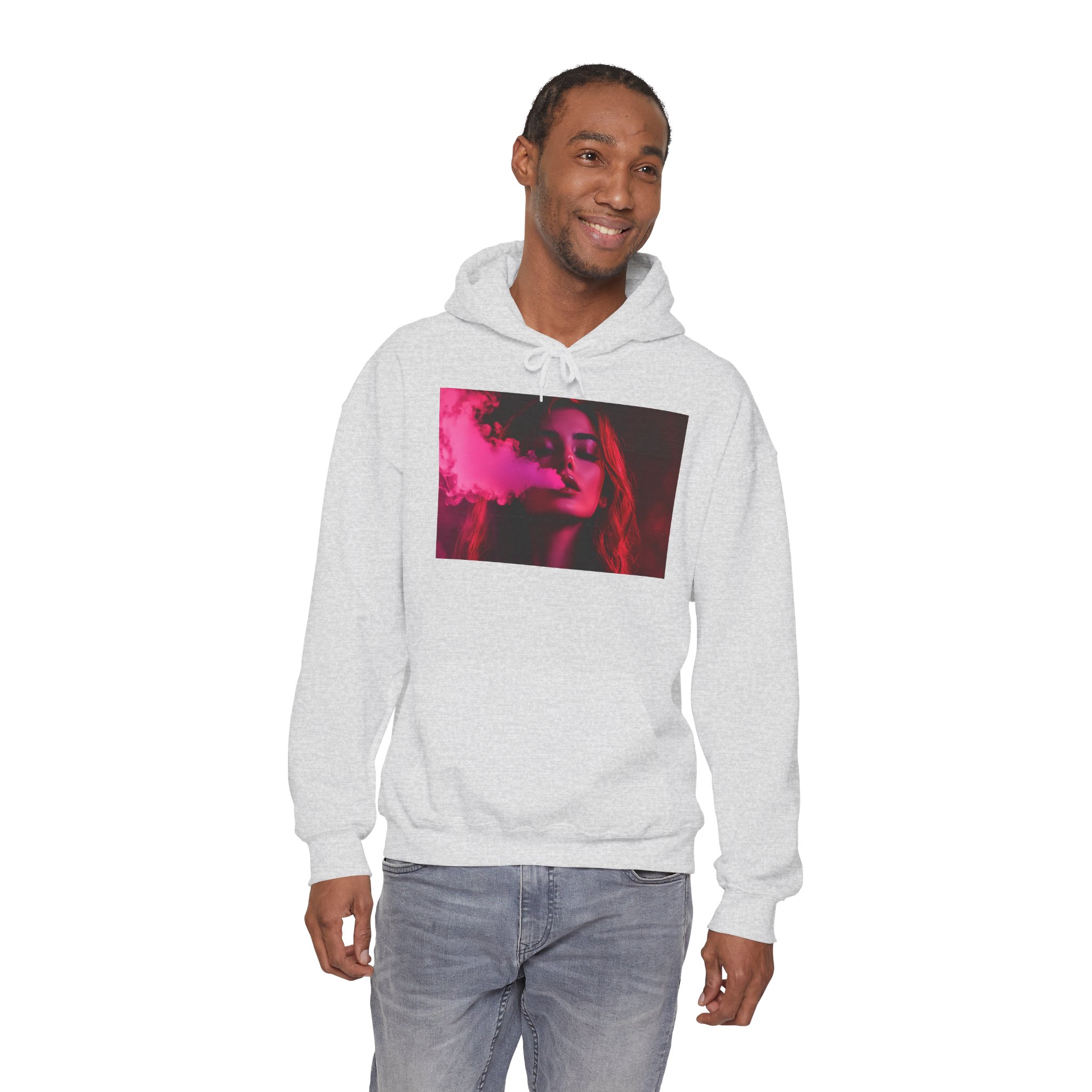 OTM Clothing- Out the Mud Clothing: Smoke Mood Edition, Unisex Heavy Blend™ Hooded Sweatshirt - Image 15