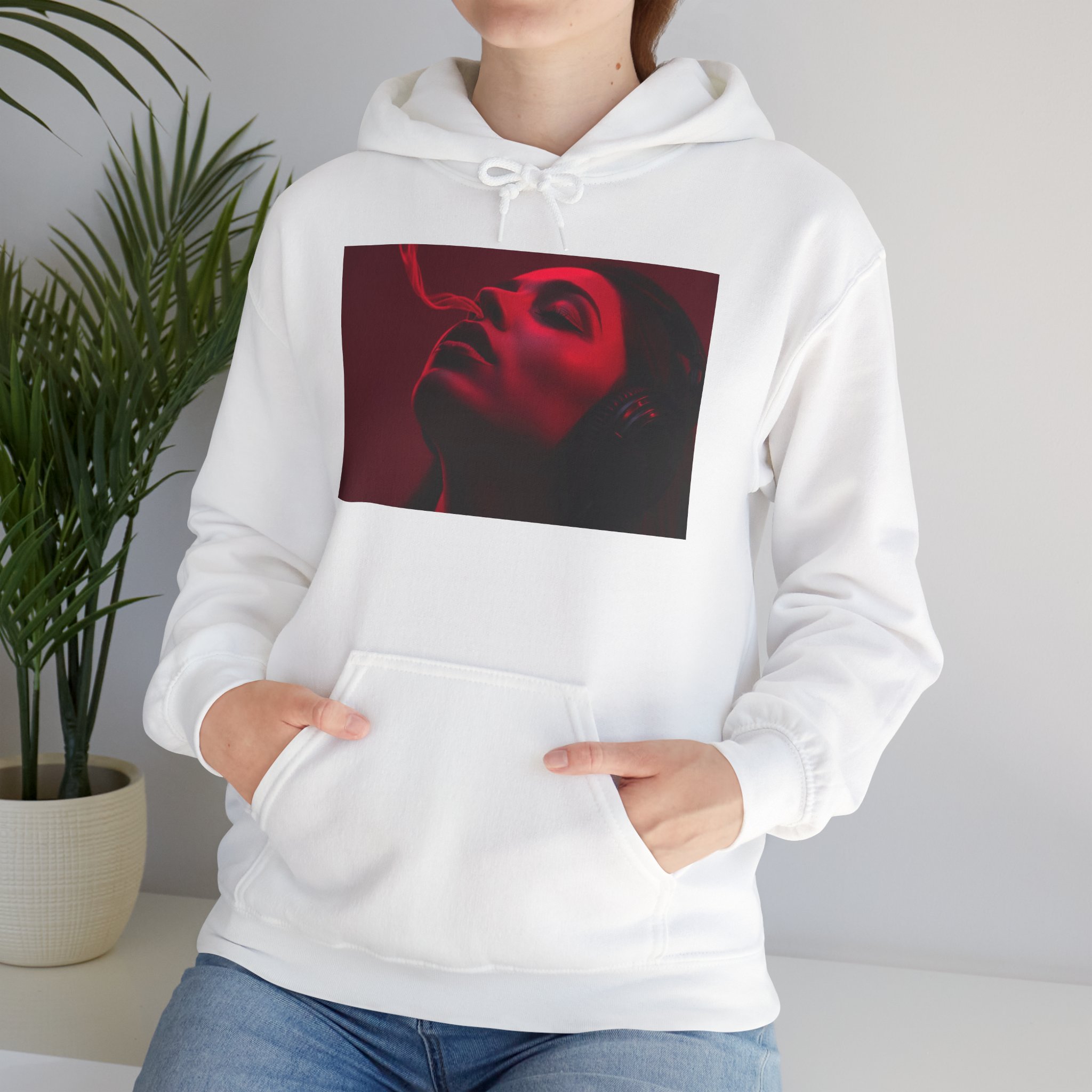 OTM Clothing- Out the Mud Clothing: Smoke Mood Edition, Unisex Heavy Blend™ Hooded Sweatshirt - Image 7