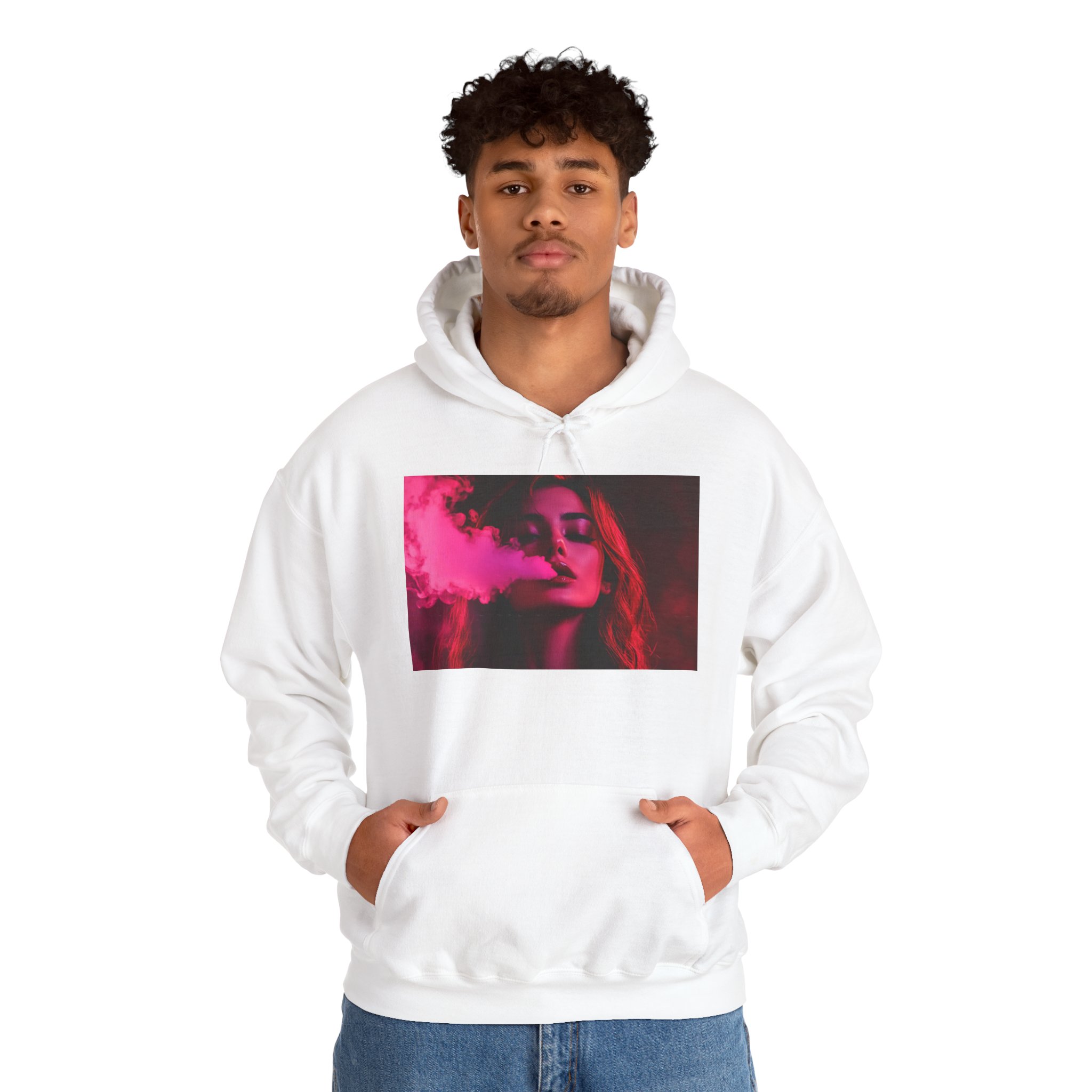 OTM Clothing- Out the Mud Clothing: Smoke Mood Edition, Unisex Heavy Blend™ Hooded Sweatshirt - Image 8